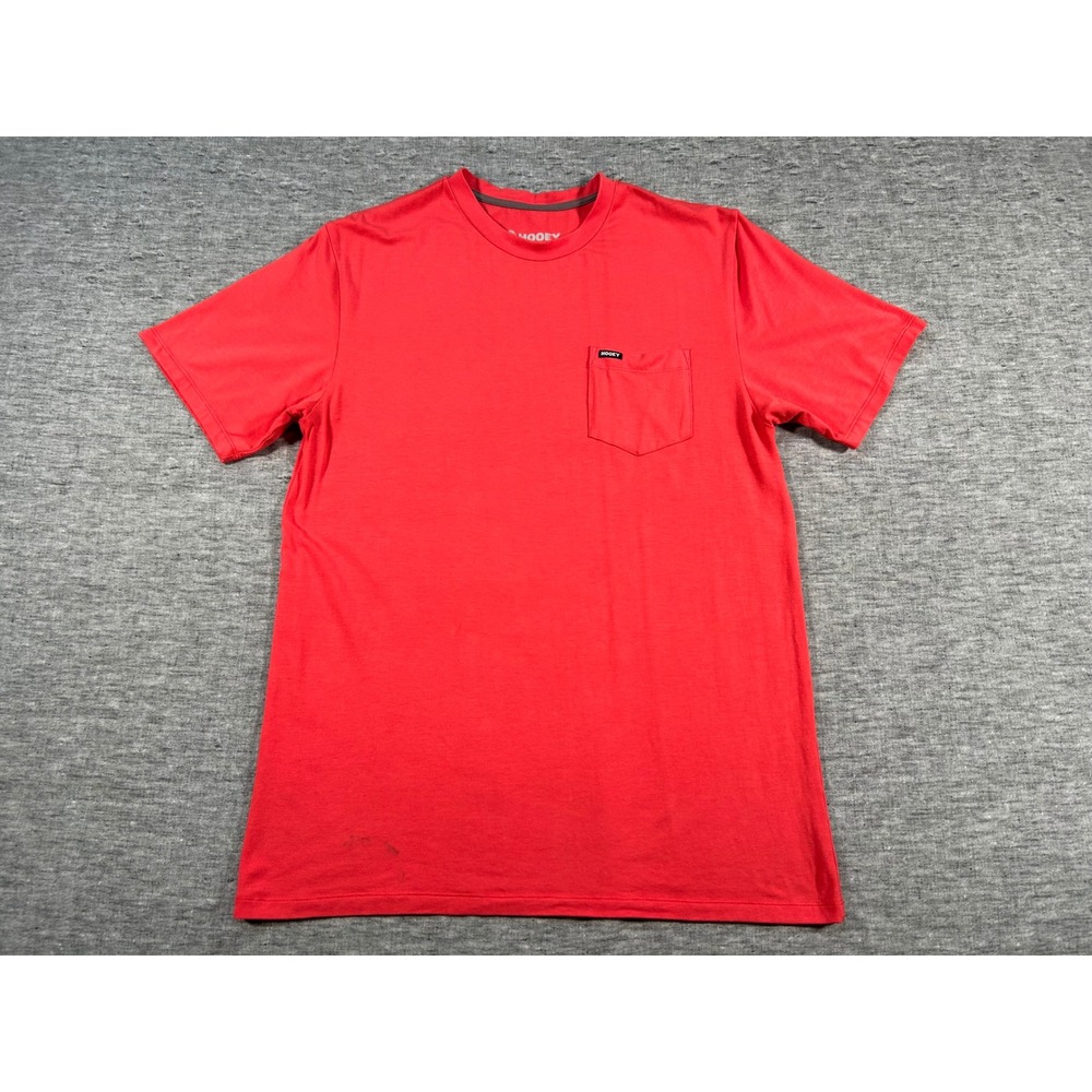 Hooey Shirt Mens Large Red Short Sleeve Pullover Pocket Tee Cowboy Western Wear